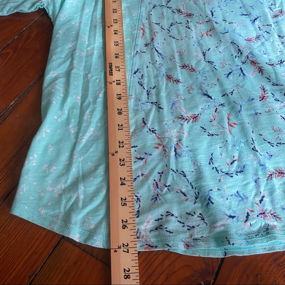 Westbound Blue Floral Crewneck Long Sleeve Top Size 2X NWT - Picture 8 of 8